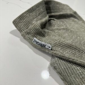 Gymshark Ribbed Knit Pants in Olive